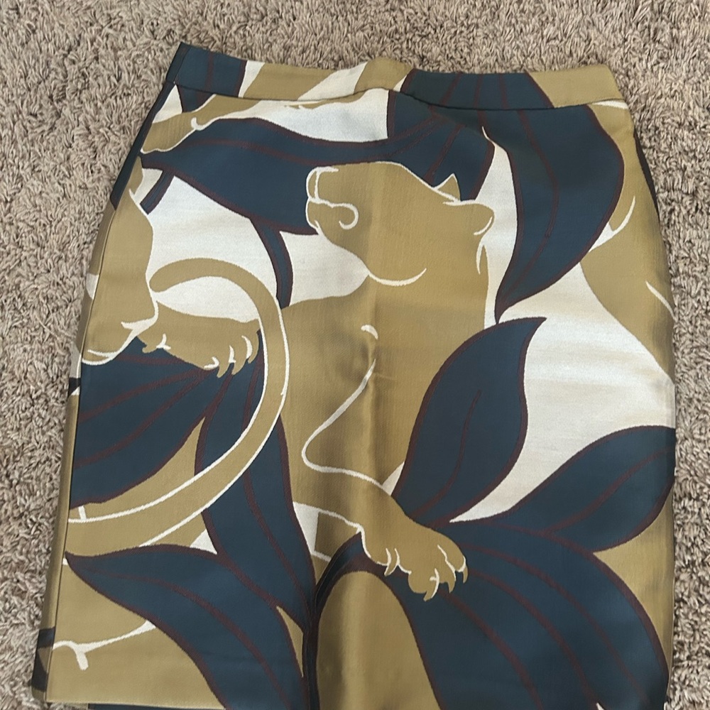 Ann Taylor Multicolor Striped Skirt